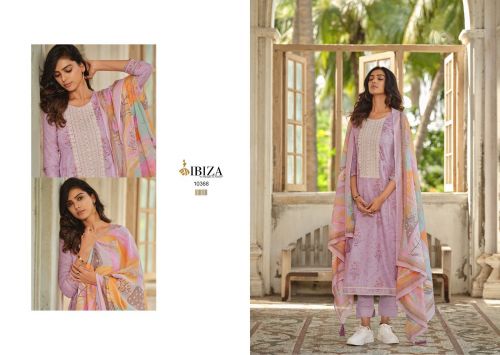 Mahira 10368 By Ibiza Cotton Dress Material Catalog